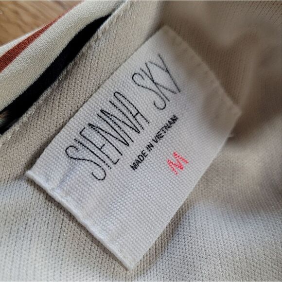 Sienna Sky Striped Jumpsuit Tie Back Medium - Picture 5 of 9